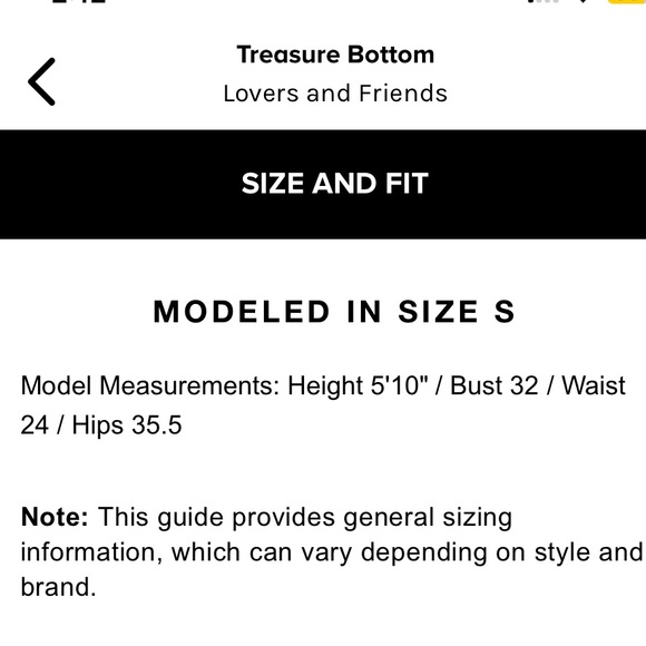 LOVERS + FRIENDS TREASURE BOTTOMS NWT - Picture 6 of 7